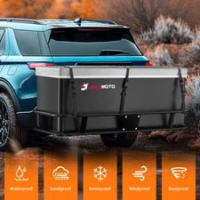 Waterproof Hitch Mount Cargo Carrier Bag Luggage 15Cubic for Car Truck Universal