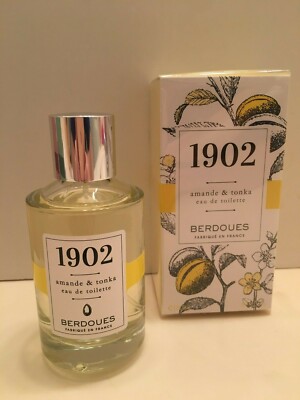 Berdoues 1902 Almond & Tonka Eau De Toilette 3.38 oz / 100 ml New In Box ,Sealed