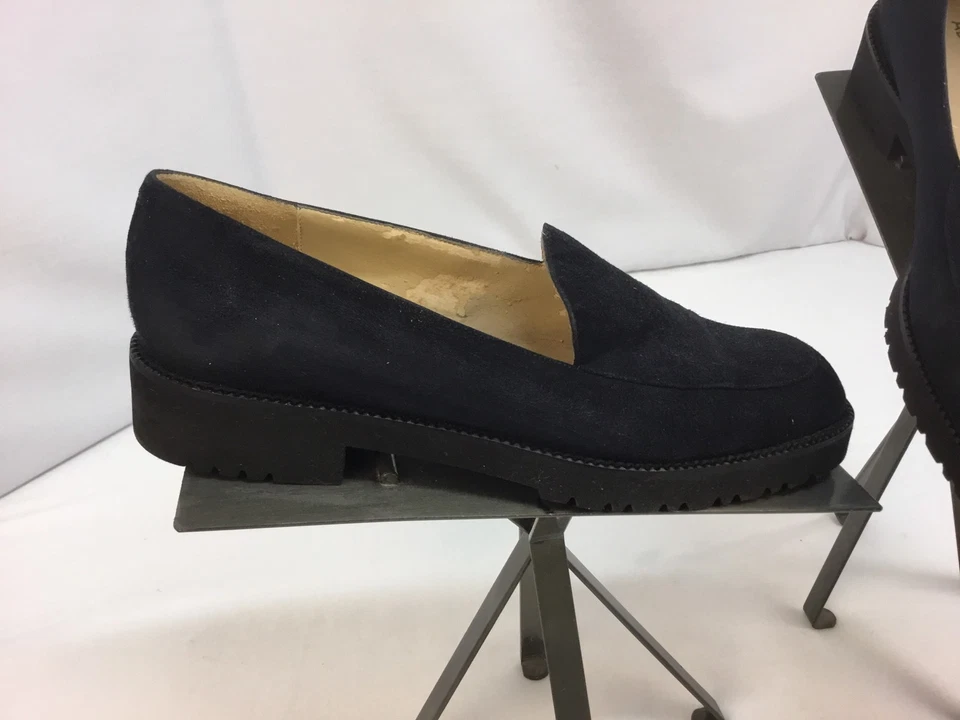 Adrienne Vittadini Pumps Shoes Sz 6 B Black Suede Made Italy Worn Once YGI F7 - Image 3 of 4