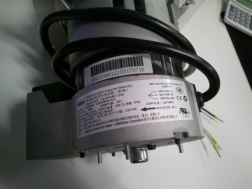 Heller Blower Motor Assembly K41MYABK-1036 - Picture 3 of 4