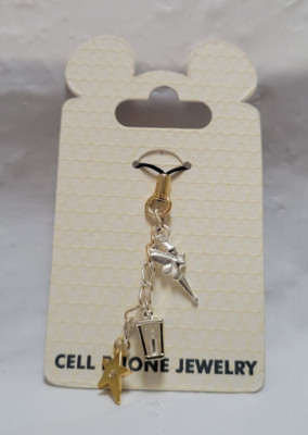 VTG Disneyland Tinkerbell Tink Cell Phone Purse Bag Pendant Straps Jewelry Charm