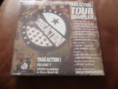 Hot Topic Take Action Vol. 7 Tour Sampler 2008 CD New/Sealed From First To Last