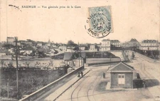 Old postcard-Saumur general view taken from the station (121472)