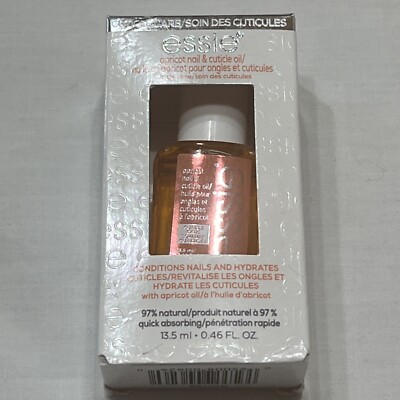 essie Nail Care, 8-Free Vegan, Apricot Nail and Cuticle Oil, softened and