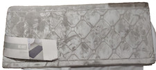 VCNY Home Grey Chevron Memory Foam Bath Runner Rug Mat 24x60 Brand New