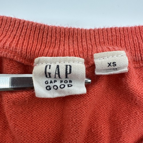 Gap Sweater Youth Girl X-Small Orange Solid ..#18537 - Picture 2 of 10