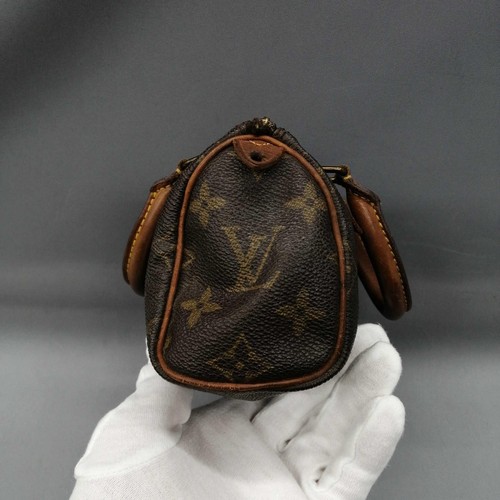 Louis Vuitton Mini Speedy Monogram Leather Canvas Mini Bag Handbag M41534 #4 - Picture 3 of 10