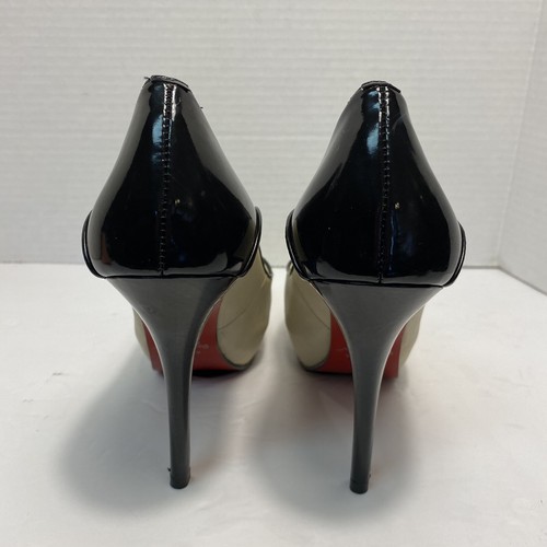 Sergio Zelcer Stiletto High Heels Red Outsole Sz 7 M Wyner Hand made Brazil Pump - Picture 5 of 12