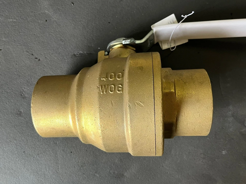 2-1/2" CxC (Solder), Full-Port, Lead-Free Brass Ball Valve, 400 WOG, 150 WSP - Image 2 of 4