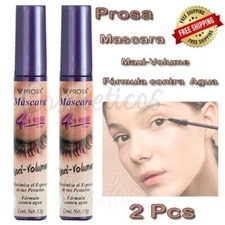PROSA Eyelash MASCARA MAXI-VOLUMEN 4 en 1. 11g Maximiza Pestañas. Set  2 Pcs