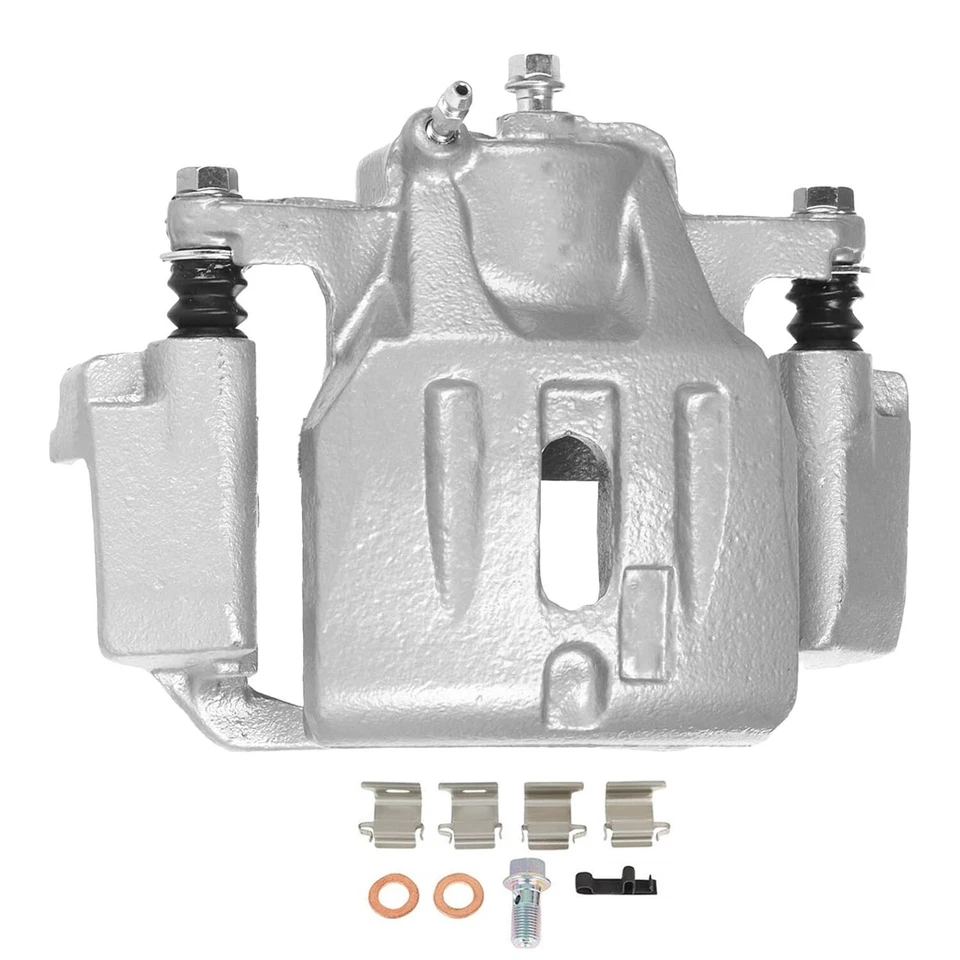 Pair Front Brake Calipers w/Bracket Assembly for 2001 - 2007 Toyota Highlander - Image 4 of 4