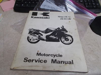 OEM Kawasaki Motorcycle Service Manual 1993-1997 ZZ-R1100 99924