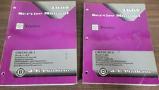 GENUINO GM 1997 Chevrolet Tracker Juego Manual de Servicio de Fábrica GEO Reparación