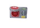INTERLOCKED WATERPROOF SWITCHED SOCKET 415V 16A 32A 4PIN 5PIN RED 3 PHASE IP67