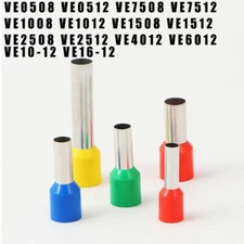 Single Ferrules Terminals Block Cord End Wire Connector Crimp Terminal Insulated