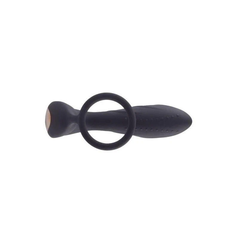 Vibratore anale in silicone mini dildo vibrante stimolatore prostata e perineo - Immagine 3 di 4