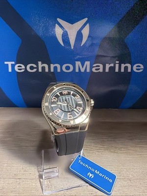 Technomarine Lusso Mare Men s Watch -44mm, Black ( TM-225029)