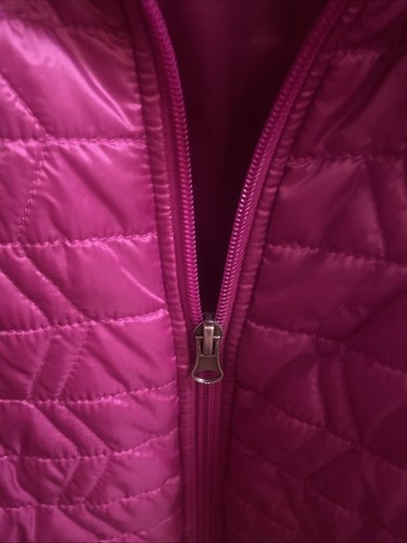 Westbound Packable Quilted Puffer Vest Raspberry PinkZip Pocket Activewear Small - Picture 3 of 4