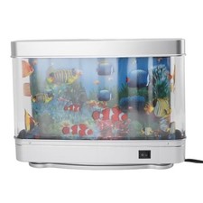 Aquarium Mood Night Light with LED Lights and Moving Background, Fake