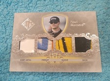 2012 Press Pass Total Memorabilia NASCAR Quad Paul Menard 36/50 TM-PM