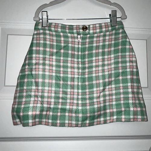 New, The Beaufort Bonnet Company Perrin Pocket Plaid Print Skirt Size 7 - Picture 6 of 7
