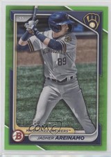 2024 Bowman Prospects Neon Green Border 225/399 Jadher Areinamo #BP-2 16rl