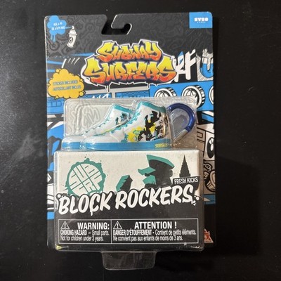 BLOCK ROCKERS Subway Surfers MINI FRESH KICKS Backpack Clip Keychain Shoes NEW