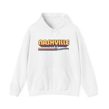 Nashville Tennessee Graphic Hoodie Unisex Heavy Blend™ Hooded Sweatshirt