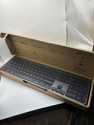 Logitech MX Keys S Full-Size Bluetooth Wireless Keyboard - Black 920-011406