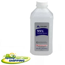 Swan Isopropyl Alcohol, 99%, Pint, 16 OZ