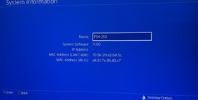 Sony PlayStation 4 Console PS4 w/ Custom Controller Tested Software !!!11.0!!!