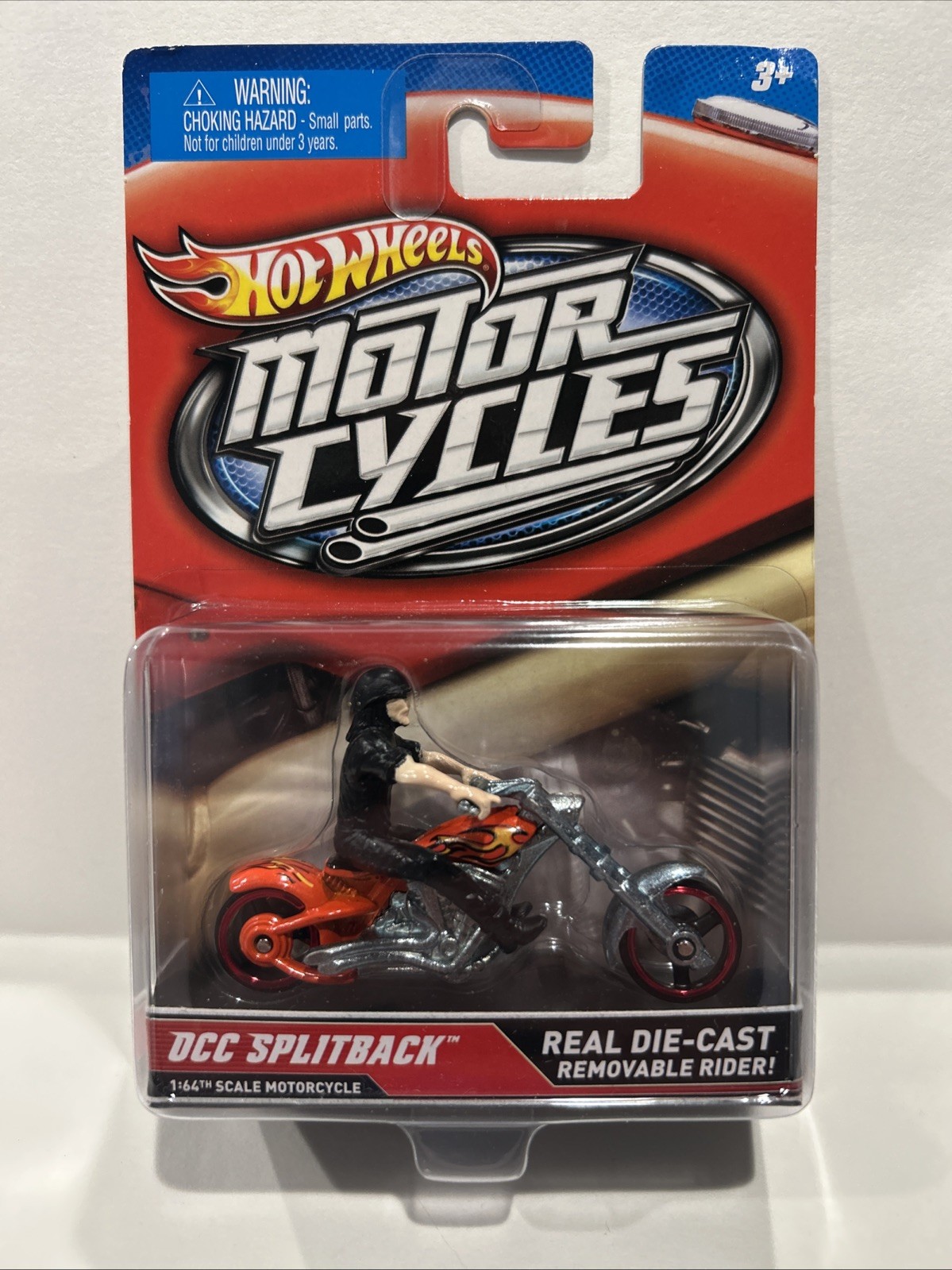 2011 Hot Wheels - OCC Splitback Orange w/ Rider Orange County Choppers