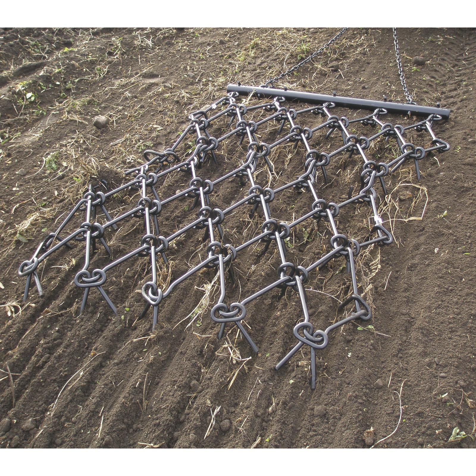 Field Tuff Heavy-Duty Drag Harrow - 4ft. x 4ft., 7 Tine Rows, 1/2in. Dia.