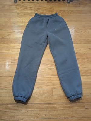 COMFRT Jogger Sweatpants Charcoal Gray Adult XS Elastic Waist Cuffed Cozy Lounge
