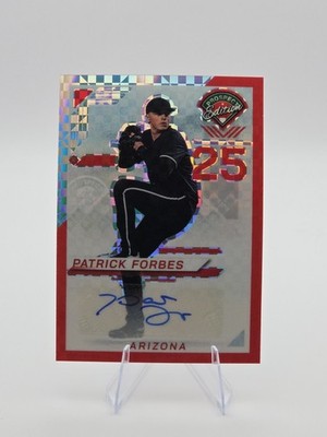2025 Panini Prospect Edition Signatures Red Power #118 Patrick Forbes 60/99