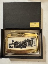 Vintage ORIGINAL Snap-On Tools SOLID BRASS BELT BUCKLE made in the USA