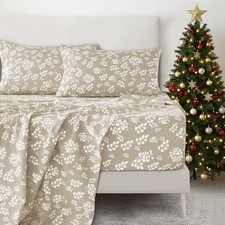 Lux Decor Collection Bed Sheets - 4 Pc King Size Sheets - 1800 Thread Count