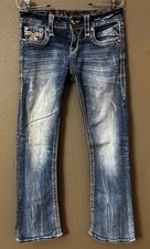 Rock Revival Yui Boot Cut Womens Size 26 Jeans Embellished See Pics