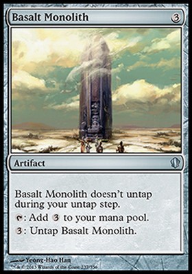 Magic MTG - Basalt Monolith - Commander 2013 - MINT/NMINT - EN