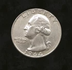 💰1964-P Silver Washington Quarter 90% Silver Circulated US Coin .99 NR! Auction