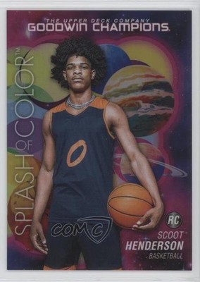 2023 Goodwin Champions Platinum Cosmic 17/199 Scoot Henderson Rookie RC au7