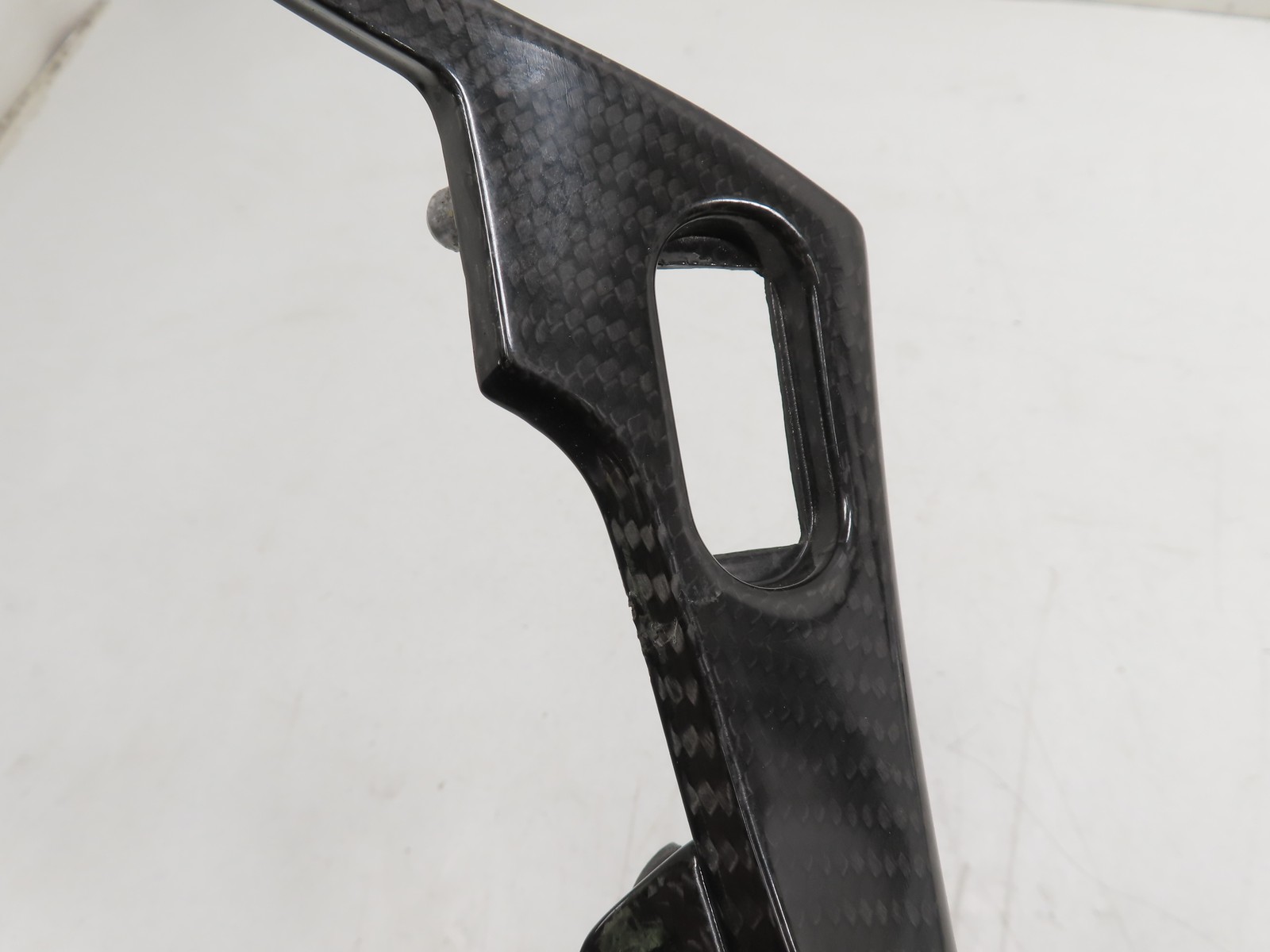 06 Lamborghini Gallardo Grab Handle Door Interior Carbon Fiber Left OEM 40086717