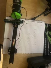 Axcel Achieve XP Pro 9” RH- Compound W/ Bowfinger 20/20 35mm Scope And Light Kit