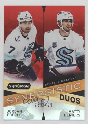 2022 Synergy Synergistic Duos Star-Rookie Red Jordan Eberle Matty Beniers fv4