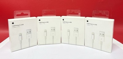 {Lot Of 4X} NEW Original Apple 1M Lightning To USB Cable (1 m) A1480