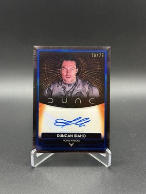 2024 Topps Dune Chrome JASON MOMOA Auto Duncan Idaho #A-JM Blue /75!
