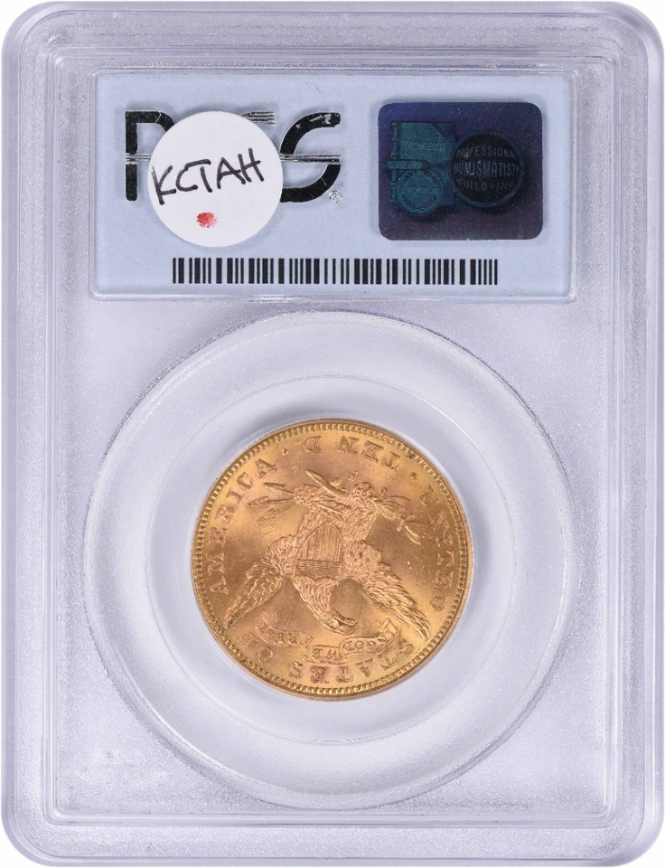 1901-S $10 Gold Liberty Head MS64 PCGS - Image 2 of 4