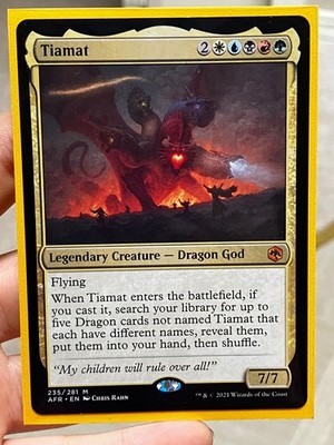 Tiamat Adventures in the Forgotten Realms Regular 235/281 Magic the Gathering