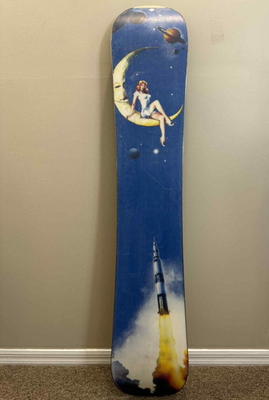 Burton RIPPEY Mission 156cm Snowboard Rocket Rare Classic