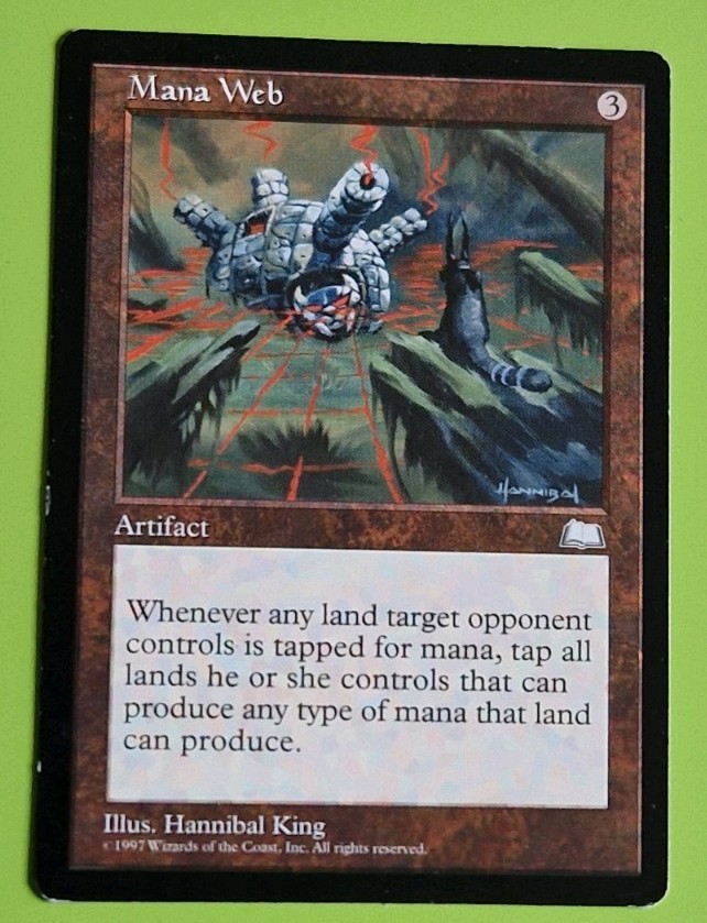 MTG  x1, MANA WEB, Weatherlight. Good. Pre Modern.